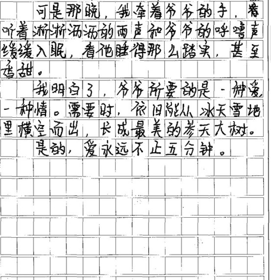 中考优秀作文800字